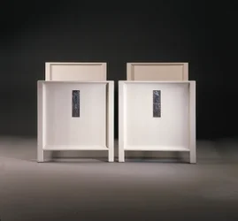 A Pair of Wiener Werkstatte Single Beds
