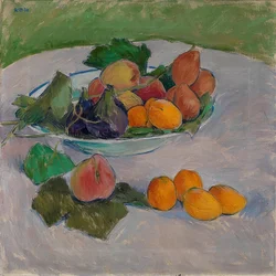 Still Life with Fruits and Leaves. 1910
