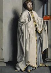 Saint Bartholomew from the Heilspiegel Altarpiece, c.1435