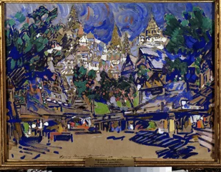 Stage Design for the Opera The Golden Cockerel by N. Rimsky Korsakov