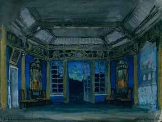 Stage Design for the Opera Khovanshchina by M. Musorgsky