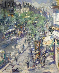 The Boulevard de Sébastopol in Paris