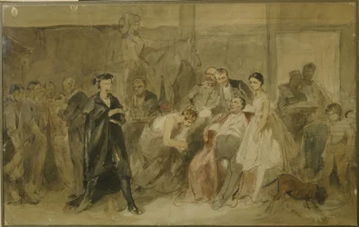 Behind the Curtain in the Serf Theatre