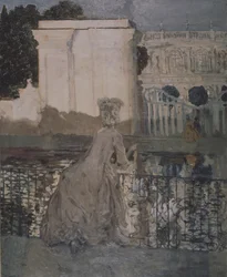 Lady at the Pond
