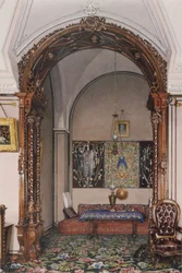 Interiors of the Winter Palace: The Alcove of the Study of Grand Prince Nicholas Nicolaievich
