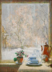 Through the Window in Winter