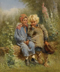 Peasant Children at Rest