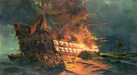 The Loss of the Ajax, Off Cape Janissary