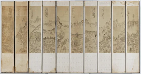 Landscape Scenes, Choson dynasty