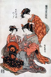 Courtesan at Her Toilet