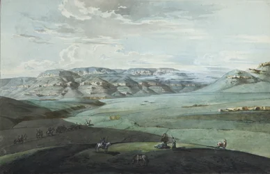 View of Caucasian Mineral Waters and the Kislovodsk Fortress