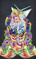 Vibrant Fantasy Birds And Flowers