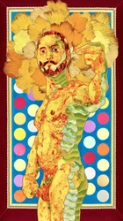 Vibrant Floral Man