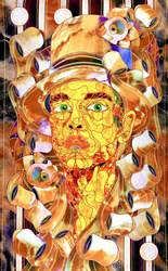 Vibrant Golden Portrait