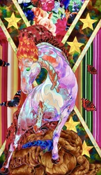 Vibrant Magic Horse