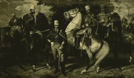 Officers of the 1849 Károlyi Hussar Regiment