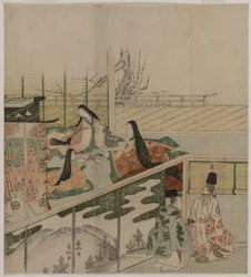 Court Ladies Making Dolls