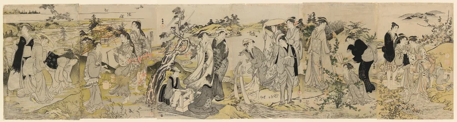 The Noda Jewel River, from a hexaptych depicting the Six Jewel Rivers
