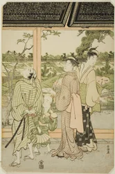 Viewing Votive Plaques at Mukojima