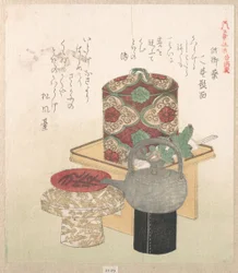 Wine Set for the New Year Ceremony