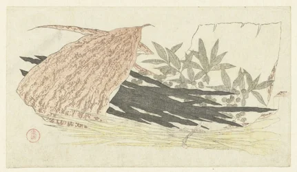 Bamboo Leaf with Kombu, Burdock Roots and Nandina