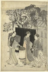 The House of the Kyoka Poet at Night