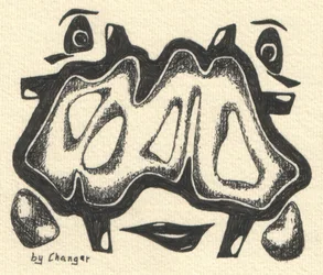 Abstract Creature Faces