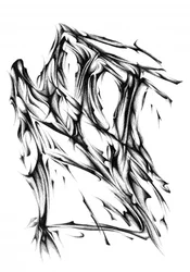 Dark Flowing Shapes