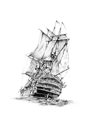 Dramatic Tall Ship