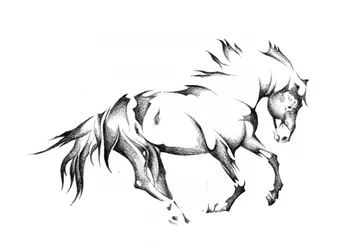 Galloping Horse Sketch