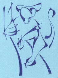 Graceful Blue Monkey
