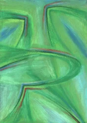 Green Abstract Flow
