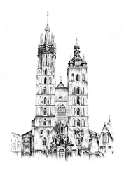 Historic Krakow Cathedral