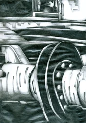 Industrial Gears Abstract