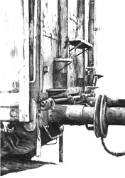 Industrial Train Car Detail