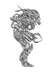 Intricate Cybernetic Creature