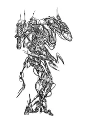 Intricate Cybernetic Mech
