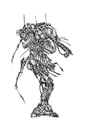 Intricate Cybernetic Mech