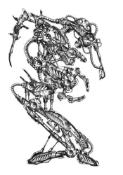 Intricate Sci-Fi Cyborg