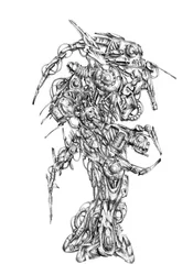 Intricate Sci-Fi Robot
