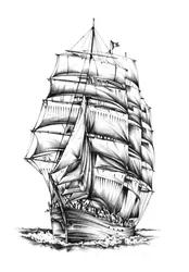 Majestic Sailing Ship
