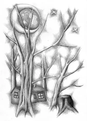 Moonlit Forest Homes