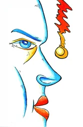 Mysterious Blue Profile