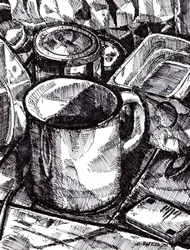 Rustic Mug Still Life