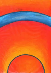 Vibrant Horizon Blue Arc