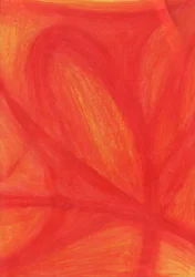 Vibrant Red Abstract