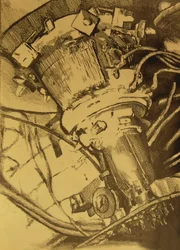 Vintage Machine Sketch