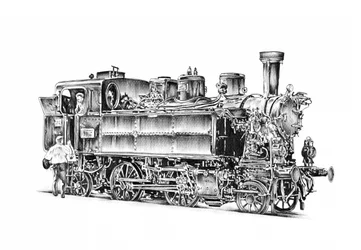 Vintage Steam Locomotive