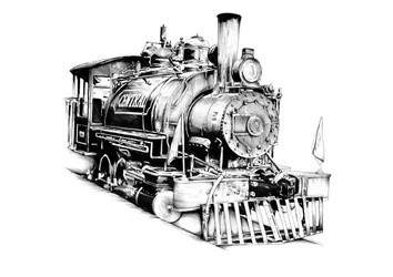 Vintage Steam Locomotive