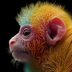 monkey in color 2